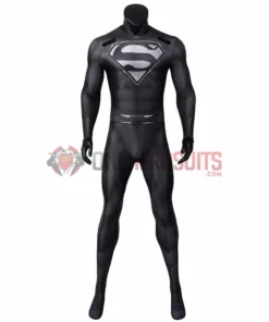 SuperMan Cosplay Costumes Justice League Superman Black Spandex OneHeroSuits