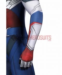 OneHeroSuits Sam Wilson Cosplay Costume The Falcon And The Winter Soldier Printed Spandex Jumpsuits 52 OneHeroSuits Sam Wilson Cosplay Costume The Falcon And The Winter Soldier Printed Spandex Jumpsuits