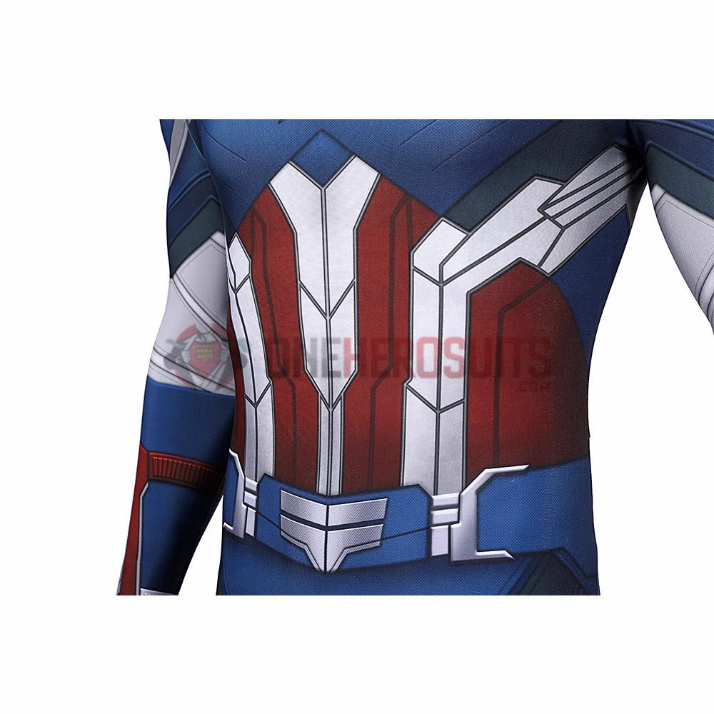 OneHeroSuits Sam Wilson Cosplay Costume The Falcon And The Winter Soldier Printed Spandex Jumpsuits 25 OneHeroSuits Sam Wilson Cosplay Costume The Falcon And The Winter Soldier Printed Spandex Jumpsuits