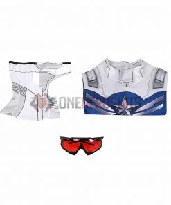 OneHeroSuits Sam Wilson Cosplay Costume The Falcon And The Winter Soldier Printed Spandex Jumpsuits