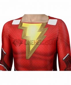 OneHeroSuits Kids Shazam Cosplay Suit Fury Of The Gods Spandex BodySuit Entry-level Cosplay Bodysuit & Zentai