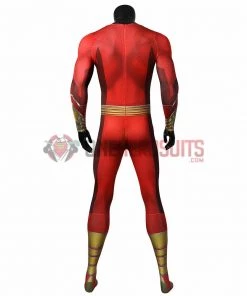 OneHeroSuits Shazam 2 Fury Of The Gods Cosplay Costume 3D Printed Jumpsuits With Cloak