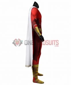 OneHeroSuits Shazam 2 Fury Of The Gods Cosplay Costume 3D Printed Jumpsuits With Cloak