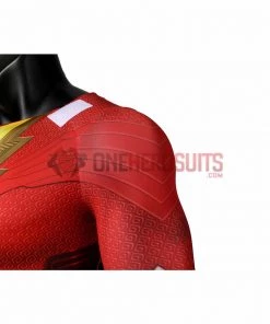 OneHeroSuits Shazam 2 Fury Of The Gods Cosplay Costume 3D Printed Jumpsuits With Cloak
