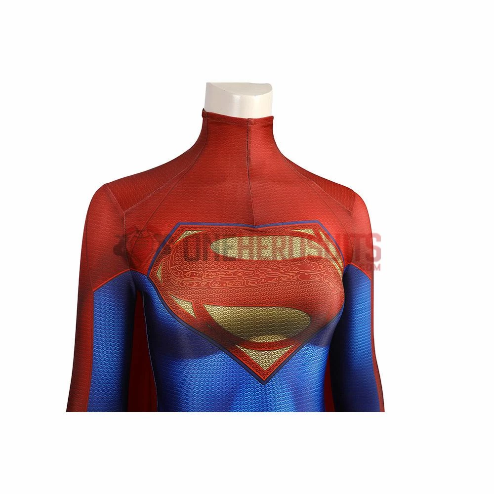 OneHeroSuits Costumes Supergirl Kara Zor-El Cosplay Costume 3D Printed Jumpsuits With Cloak 10 OneHeroSuits Costumes Supergirl Kara Zor-El Cosplay Costume 3D Printed Jumpsuits With Cloak