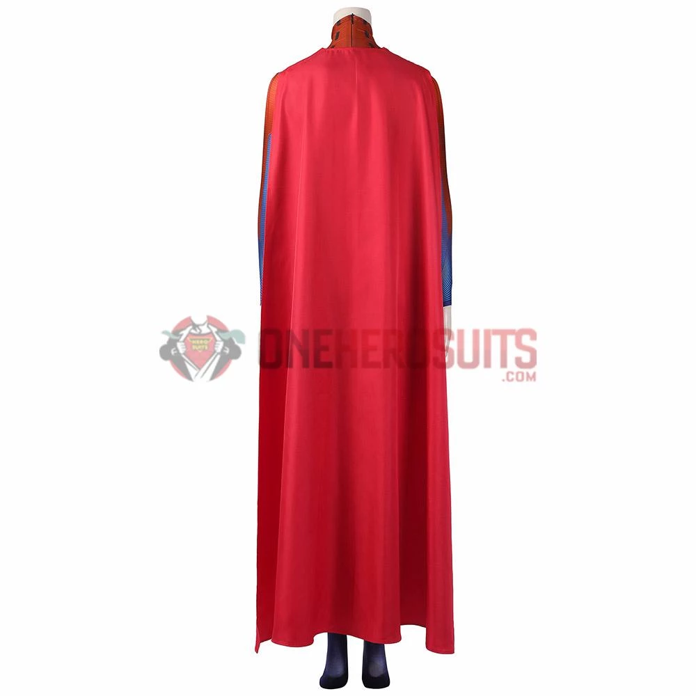 OneHeroSuits Costumes Supergirl Kara Zor-El Cosplay Costume 3D Printed Jumpsuits With Cloak 5 OneHeroSuits Costumes Supergirl Kara Zor-El Cosplay Costume 3D Printed Jumpsuits With Cloak