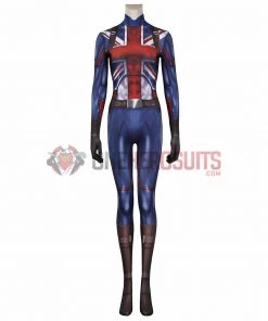 OneHeroSuits Costumes What If Peggy Carter Cosplay Costume Captain Carter Spandex Suit