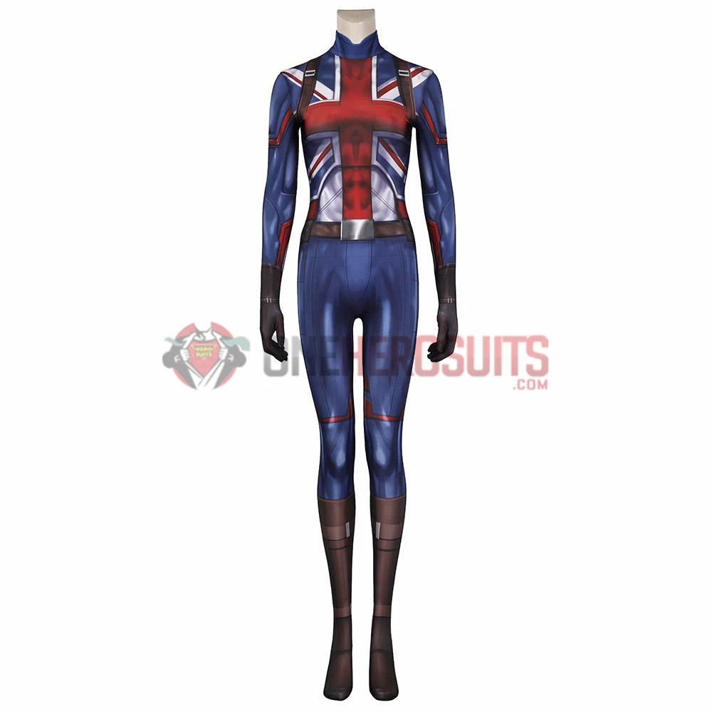 OneHeroSuits Costumes What If Peggy Carter Cosplay Costume Captain Carter Spandex Suit 2 OneHeroSuits Costumes What If Peggy Carter Cosplay Costume Captain Carter Spandex Suit