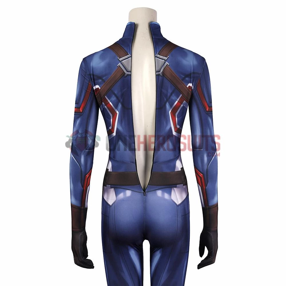 OneHeroSuits Costumes What If Peggy Carter Cosplay Costume Captain Carter Spandex Suit 12 OneHeroSuits Costumes What If Peggy Carter Cosplay Costume Captain Carter Spandex Suit