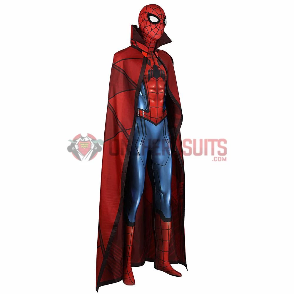 OneHeroSuits Zombie Hunter Spider-man Cosplay Costume 3D Printed Jumpsuits With Cloak 6 OneHeroSuits Zombie Hunter Spider-man Cosplay Costume 3D Printed Jumpsuits With Cloak