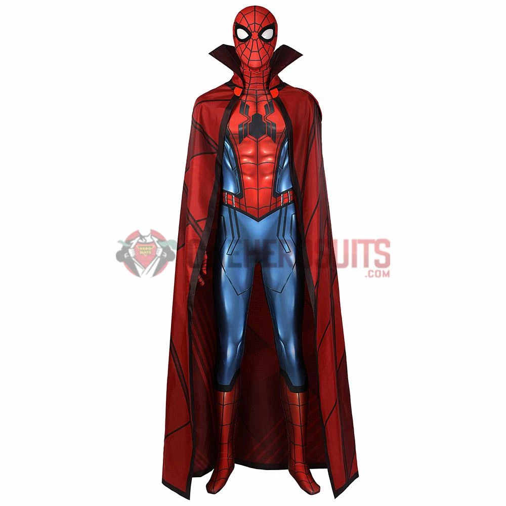 OneHeroSuits Zombie Hunter Spider-man Cosplay Costume 3D Printed Jumpsuits With Cloak 4 OneHeroSuits Zombie Hunter Spider-man Cosplay Costume 3D Printed Jumpsuits With Cloak