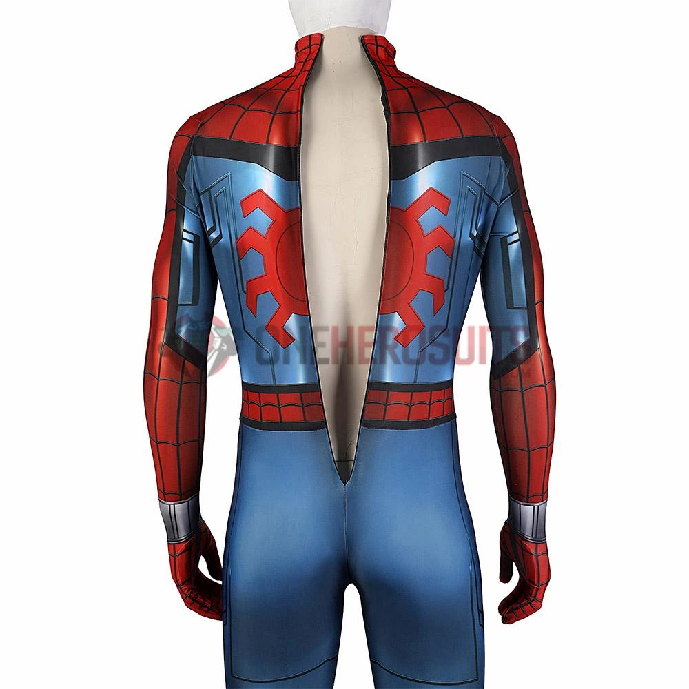 OneHeroSuits Zombie Hunter Spider-man Cosplay Costume 3D Printed Jumpsuits With Cloak 23 OneHeroSuits Zombie Hunter Spider-man Cosplay Costume 3D Printed Jumpsuits With Cloak