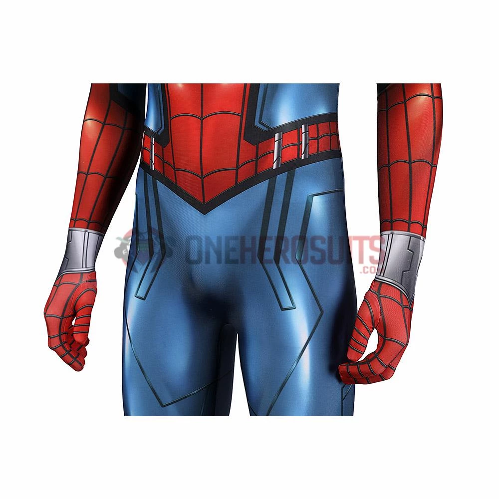 OneHeroSuits Zombie Hunter Spider-man Cosplay Costume 3D Printed Jumpsuits With Cloak 20 OneHeroSuits Zombie Hunter Spider-man Cosplay Costume 3D Printed Jumpsuits With Cloak