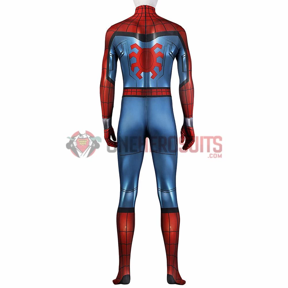 OneHeroSuits Zombie Hunter Spider-man Cosplay Costume 3D Printed Jumpsuits With Cloak 10 OneHeroSuits Zombie Hunter Spider-man Cosplay Costume 3D Printed Jumpsuits With Cloak