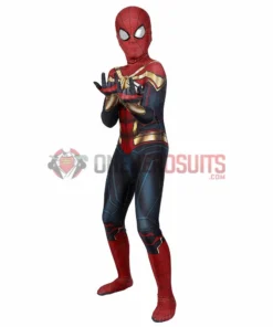 OneHeroSuits Zentai/Jumpsuit Kids Iron Spider-man 3 No Way Home Spandex BodySuit