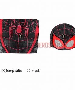 OneHeroSuits Spiderman 2 PS5 Cosplay Suit Miles Morales Bodysuit