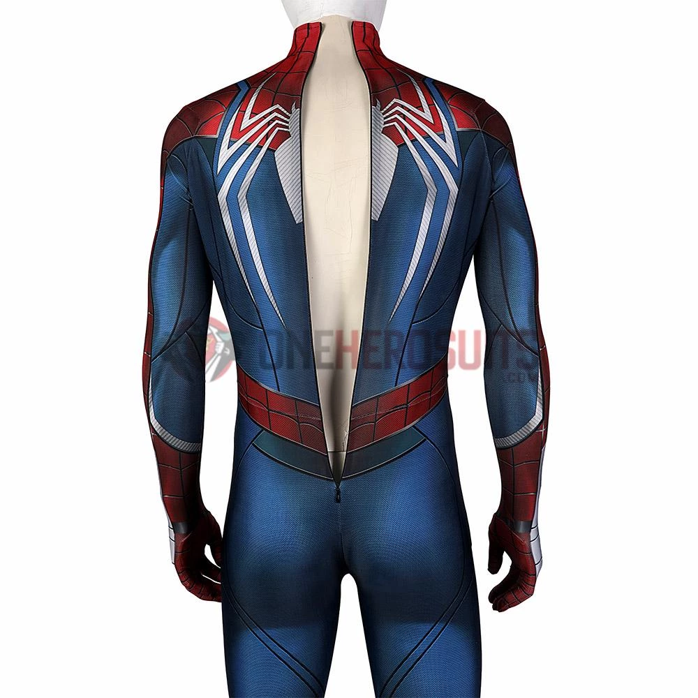 OneHeroSuits Spiderman 2 PS5 Cosplay Costumes Peter Parker Printed Jumpsuits 12 OneHeroSuits Spiderman 2 PS5 Cosplay Costumes Peter Parker Printed Jumpsuits