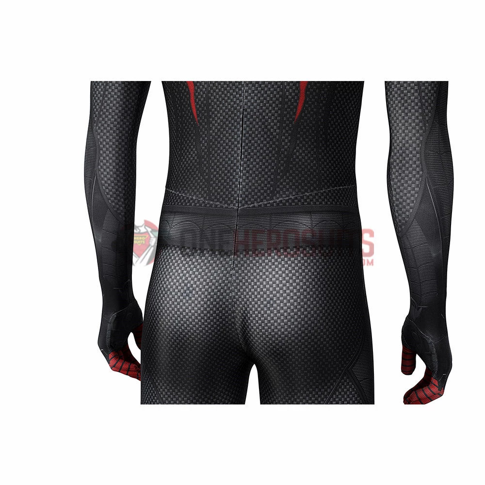 OneHeroSuits Spiderman Miles Morales Cosplay Costumes Spandex Bodysuit 18 OneHeroSuits Spiderman Miles Morales Cosplay Costumes Spandex Bodysuit