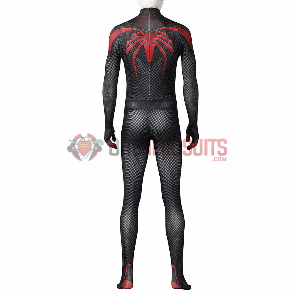 OneHeroSuits Spiderman Miles Morales Cosplay Costumes Spandex Bodysuit 8 OneHeroSuits Spiderman Miles Morales Cosplay Costumes Spandex Bodysuit