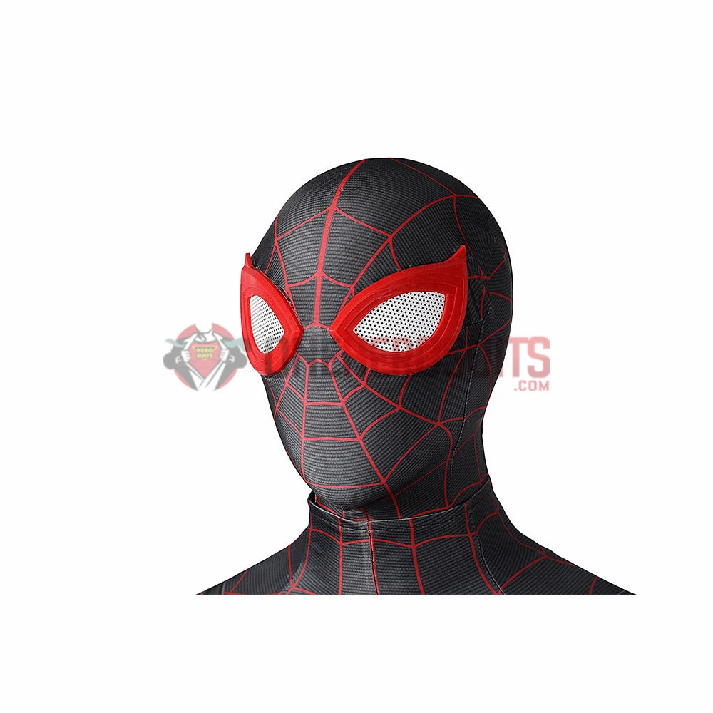 OneHeroSuits Spiderman Miles Morales Cosplay Costumes Spandex Bodysuit 9 OneHeroSuits Spiderman Miles Morales Cosplay Costumes Spandex Bodysuit