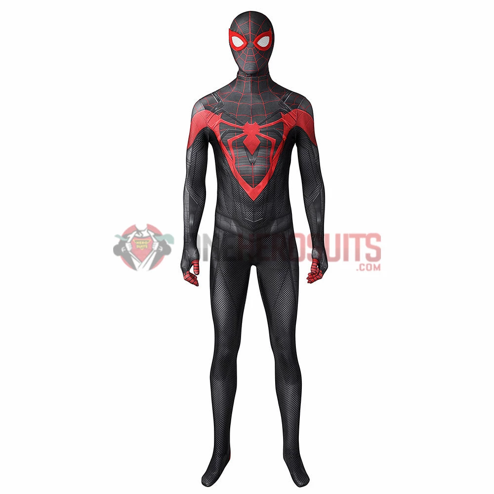 OneHeroSuits Spiderman Miles Morales Cosplay Costumes Spandex Bodysuit 3 OneHeroSuits Spiderman Miles Morales Cosplay Costumes Spandex Bodysuit