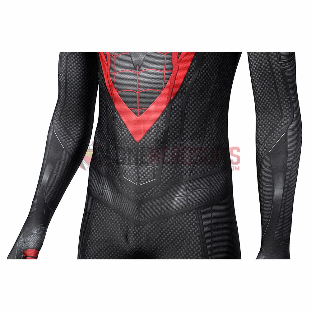 OneHeroSuits Spiderman Miles Morales Cosplay Costumes Spandex Bodysuit 15 OneHeroSuits Spiderman Miles Morales Cosplay Costumes Spandex Bodysuit