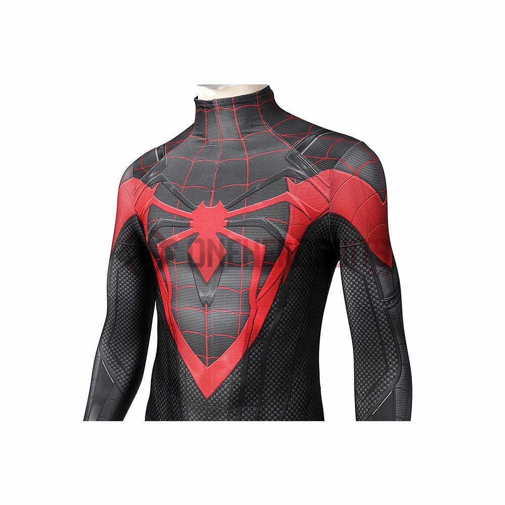 OneHeroSuits Spiderman Miles Morales Cosplay Costumes Spandex Bodysuit 13 OneHeroSuits Spiderman Miles Morales Cosplay Costumes Spandex Bodysuit