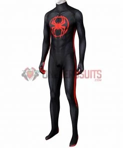 OneHeroSuits Spiderman Across The Spider-Verse Cosplay Suit Miles Morales Bodysuit