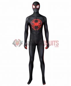 OneHeroSuits Spiderman Across The Spider-Verse Cosplay Suit Miles Morales Bodysuit