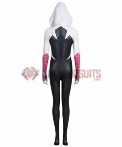 OneHeroSuits Across The Spider-Verse Gwen Cosplay Costume Gwen Spandex Suit Zentai/Jumpsuit
