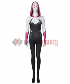 OneHeroSuits Across The Spider-Verse Gwen Cosplay Costume Gwen Spandex Suit Zentai/Jumpsuit
