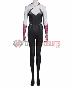 OneHeroSuits Across The Spider-Verse Gwen Cosplay Costume Gwen Spandex Suit Zentai/Jumpsuit