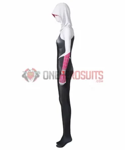 OneHeroSuits Across The Spider-Verse Gwen Cosplay Costume Gwen Spandex Suit Zentai/Jumpsuit
