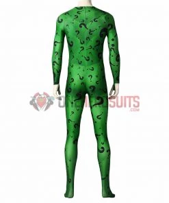 OneHeroSuits Batman Forever Riddler Cosplay Costume Jim Carrey Edition 3D Printed Jumpsuits