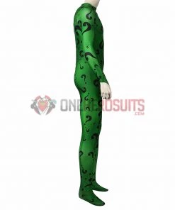 OneHeroSuits Batman Forever Riddler Cosplay Costume Jim Carrey Edition 3D Printed Jumpsuits