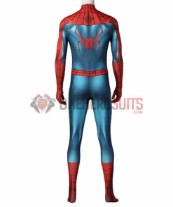 OneHeroSuits Spider-man No Way Home Ending Cosplay Costume Blue And Red Spandex Jumpsuits Costumes