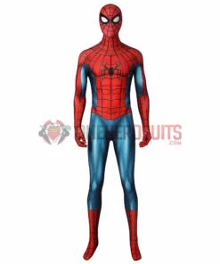 OneHeroSuits Spider-man No Way Home Ending Cosplay Costume Blue And Red Spandex Jumpsuits Costumes