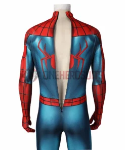 OneHeroSuits Spider-man No Way Home Ending Cosplay Costume Blue And Red Spandex Jumpsuits Costumes