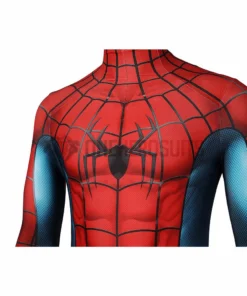 OneHeroSuits Spider-man No Way Home Ending Cosplay Costume Blue And Red Spandex Jumpsuits Costumes