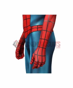 OneHeroSuits Spider-man No Way Home Ending Cosplay Costume Blue And Red Spandex Jumpsuits Costumes