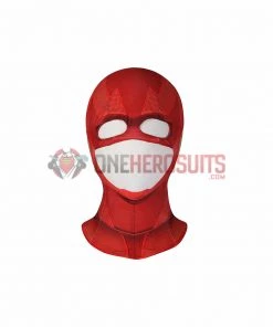 OneHeroSuits Costumes The Flash S8 Spandex Cosplay Bodysuit With Gold Boots