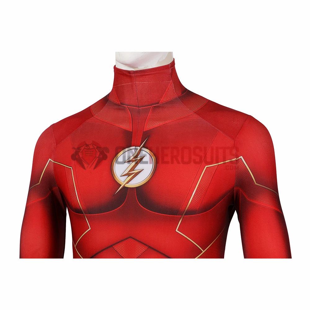 OneHeroSuits The Flash S8 Cosplay Costumes Barry Allen 3D Printed Bodysuit 9 OneHeroSuits The Flash S8 Cosplay Costumes Barry Allen 3D Printed Bodysuit