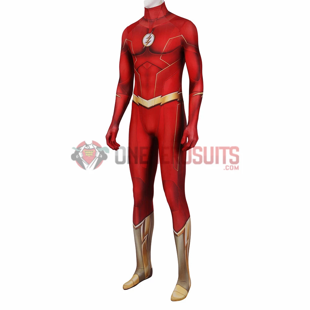 OneHeroSuits The Flash S8 Cosplay Costumes Barry Allen 3D Printed Bodysuit 6 OneHeroSuits The Flash S8 Cosplay Costumes Barry Allen 3D Printed Bodysuit