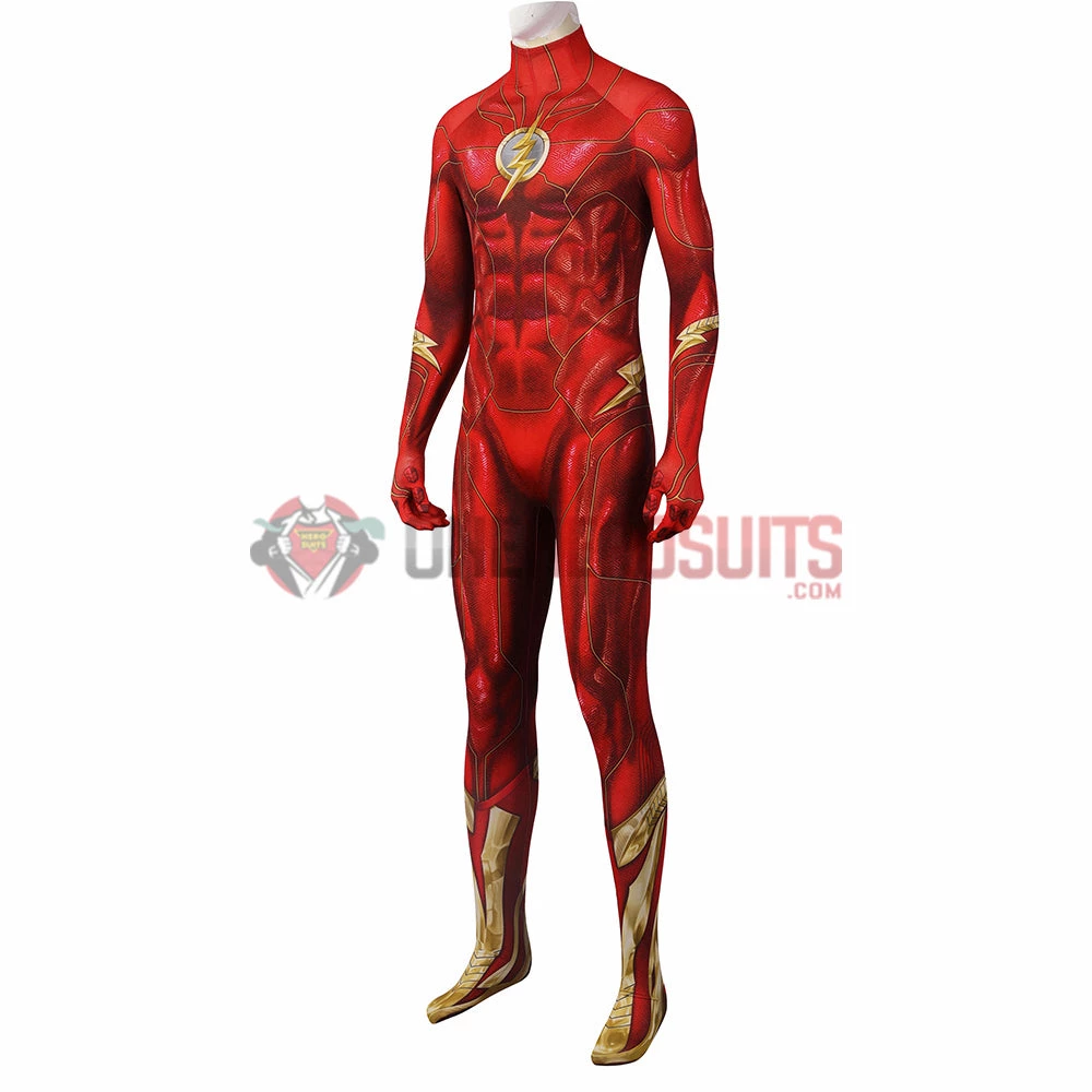 OneHeroSuits Costumes The Flash Cosplay Costume Barry Allen 3D Printed Jumpsuit 7 OneHeroSuits Costumes The Flash Cosplay Costume Barry Allen 3D Printed Jumpsuit