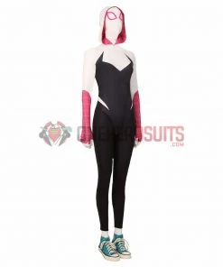 OneHeroSuits Spiderman Gwen Stacy Cosplay Costumes Across The Spider-Verse Cotton Suit
