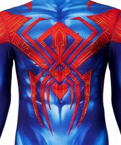 OneHeroSuits Spiderman Across The Spider-Verse Cosplay Costumes Blue Spider Bodysuit