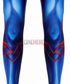 OneHeroSuits Spiderman Across The Spider-Verse Cosplay Costumes Blue Spider Bodysuit