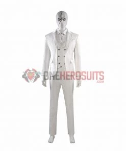 OneHeroSuits Mr Knight Cosplay Costumes Moon Knight Top Level White Suits