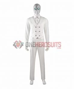 OneHeroSuits Mr Knight Cosplay Costumes Moon Knight Top Level White Suits