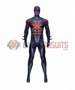 OneHeroSuits Spiderman 2099 V2 Edition Cosplay Costumes Miguel O'Hara Bodysuits